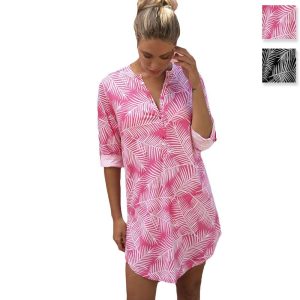 Admas Camicia / Copricostume in Cotone Maniche Lunghe 19588 S18