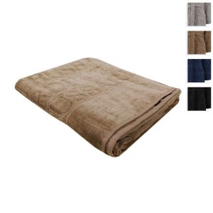 Trussardi Home Telo Bagno 100x150 in Spugna di Puro Cotone Overlogo S50